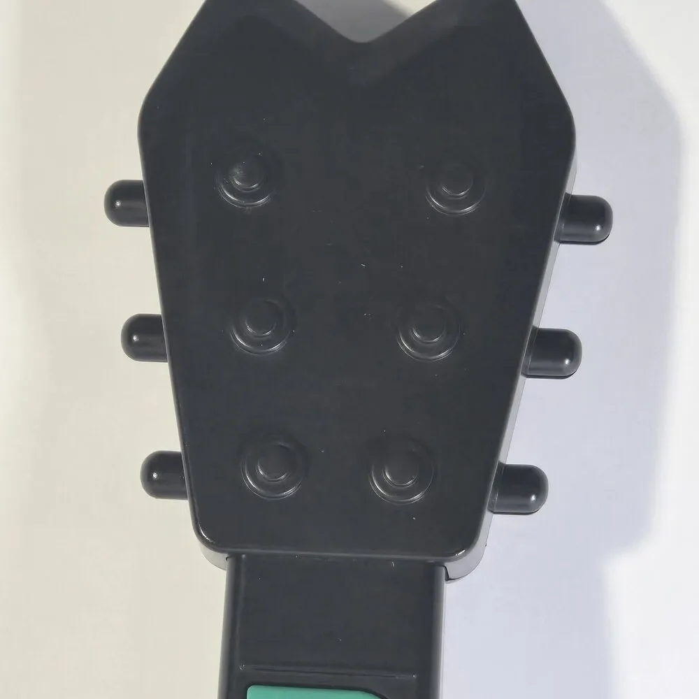 Wii Guitar Advance White Guitar Controller Nintendo Wii Powers On w/ Strap